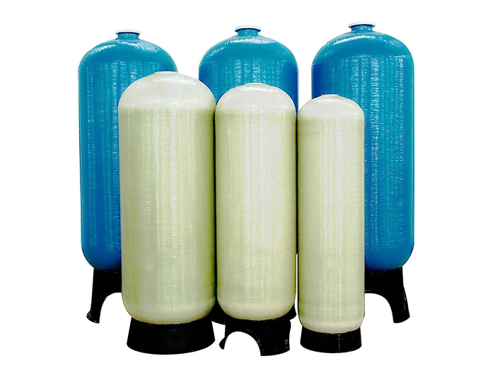 Waste Water Filter Treatment Equipment Plastic Fiberglass Pressure Resin Softener Tank