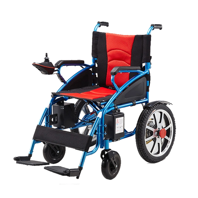 Silla de ruedas eléctrica de control inteligente de aleación de aluminio ligero triciclo eléctrico en silla de ruedas monociclo