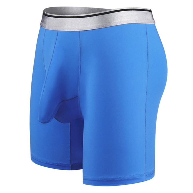 Hommes Sport Ice Silk long plus natation séchage rapide Cool Tight Maillots de bain