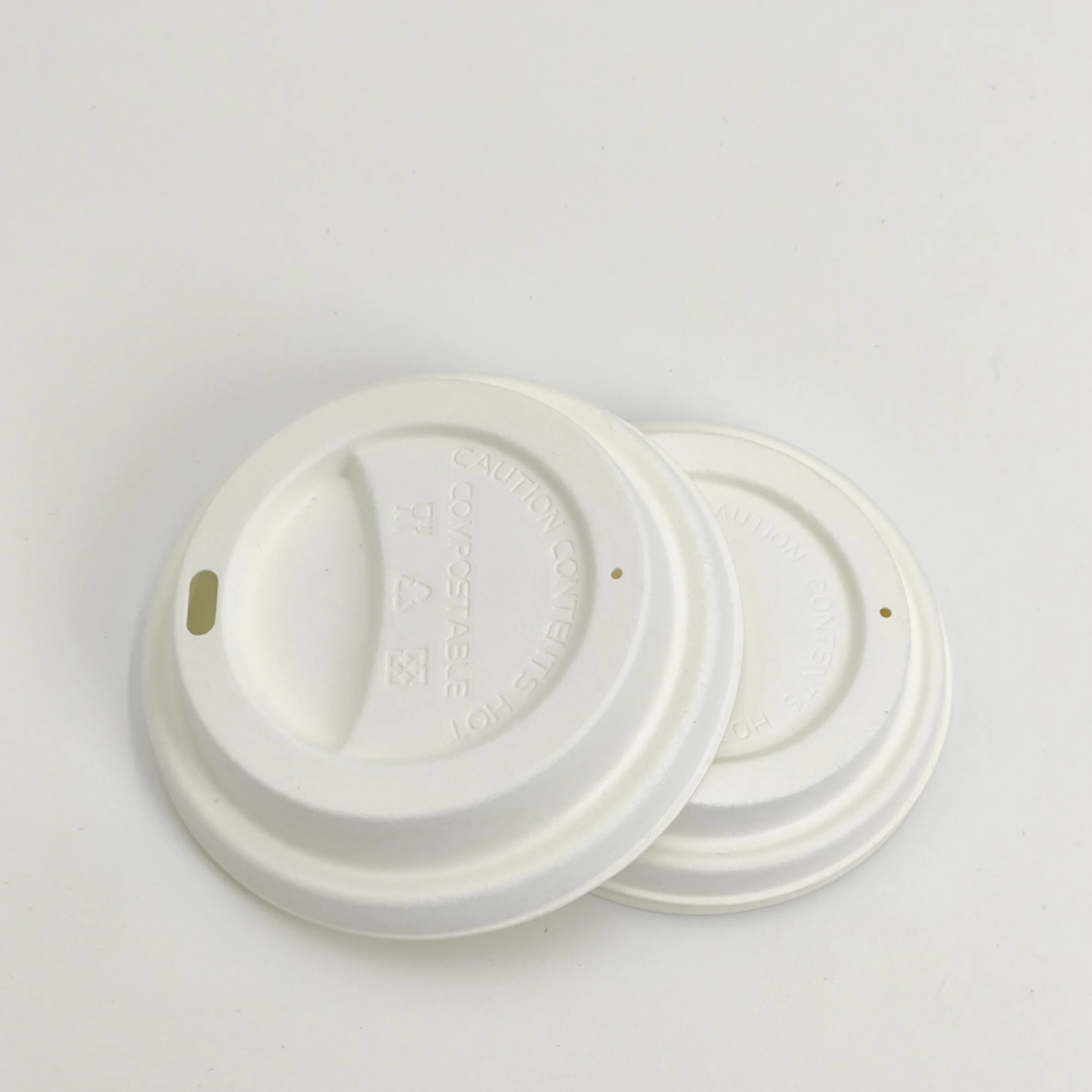 Eco-Friendly Degradable Bagasse Wholesale/Supplier Disposable Cup Lid