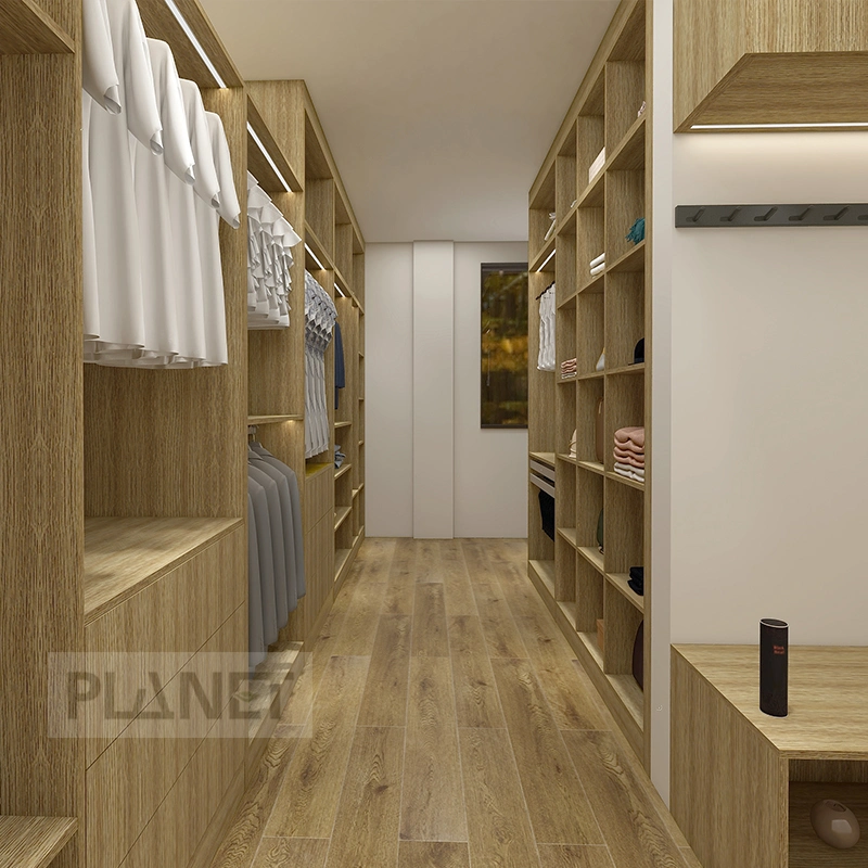 Planet Custom Open Design Armario portátil armario armario armario ropa Armario Cabinet Armario de madera