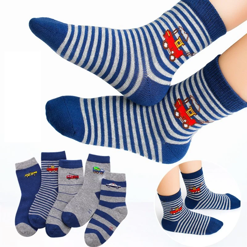 Low Price Ankle Children Kids Cotton Custom Short Jacquard Socks Daily Wear