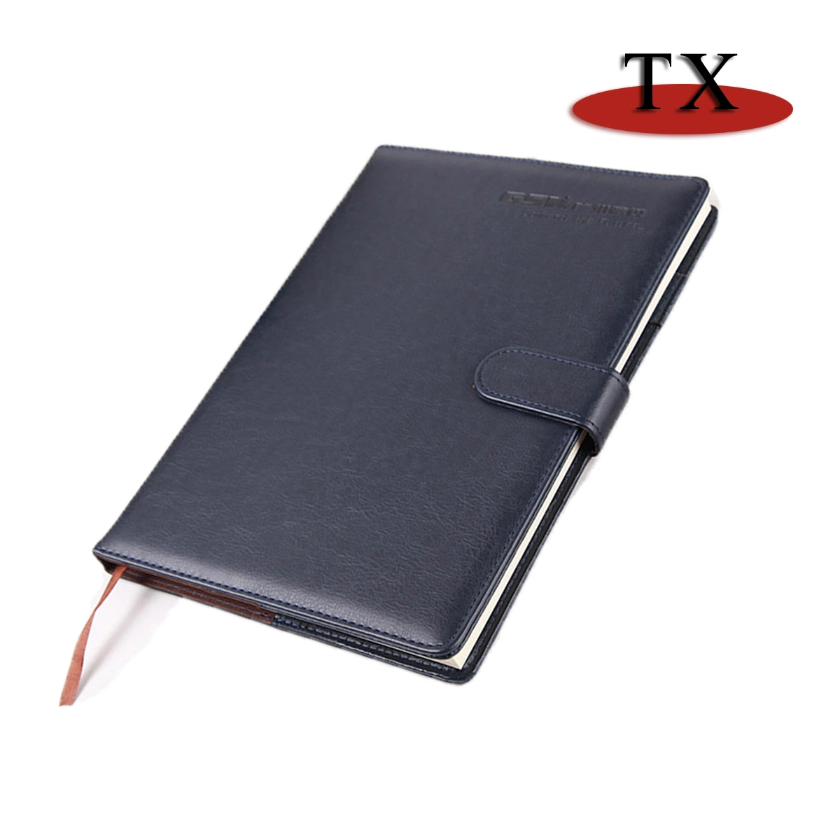 Pu cuir Notebook Manufacturers logo personnalisé papeterie de bureau