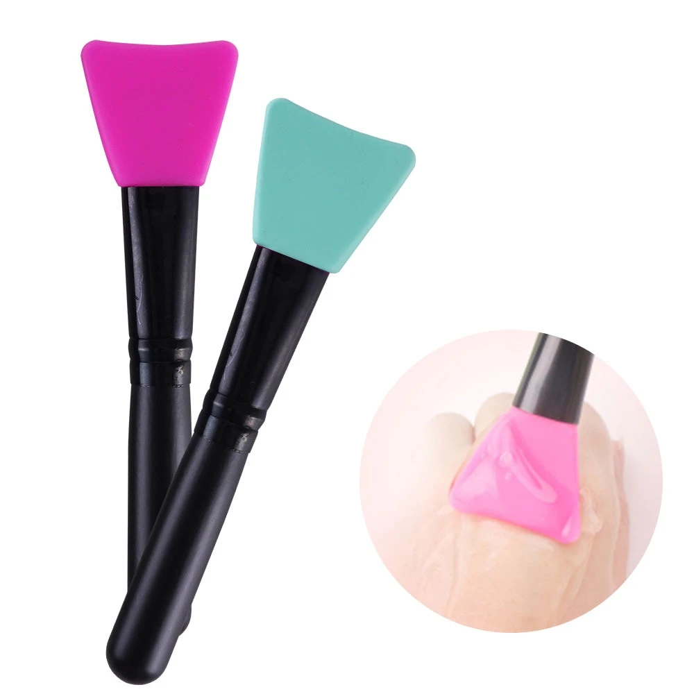 Silicone Escova Cosméticos Direct Makeup Brush Máscara de Silicone Escova Rotativa