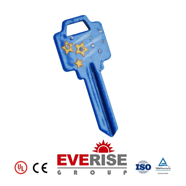 Customized High quality/High cost performance  Soft Enamel Cozy House Blank Key Door Lock Key