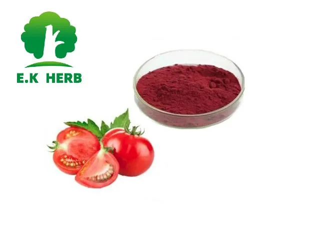 E. K Herb 100% Natural Plant Extract Tomato Fruit Extract Lycopene 98% Anti-Aging and Enhancing Immunity Tomato Fruit Extract