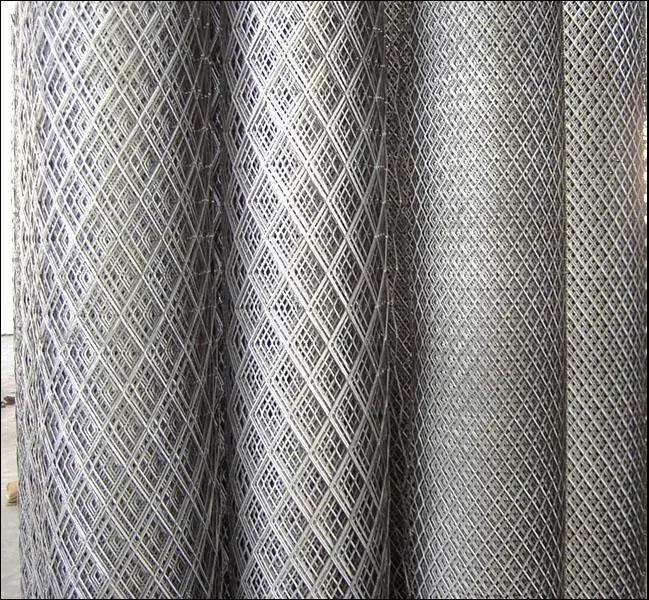 Decorative Aluminum Stainless Steel Copper Expanded Perforated Metal Diamond Wire Mesh