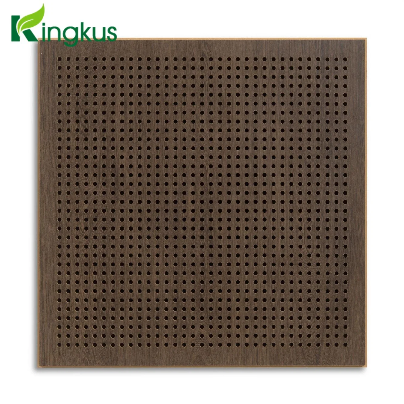 P616 Varnish Veneer Perforated Studio Wooden MDF Acoustic Panel