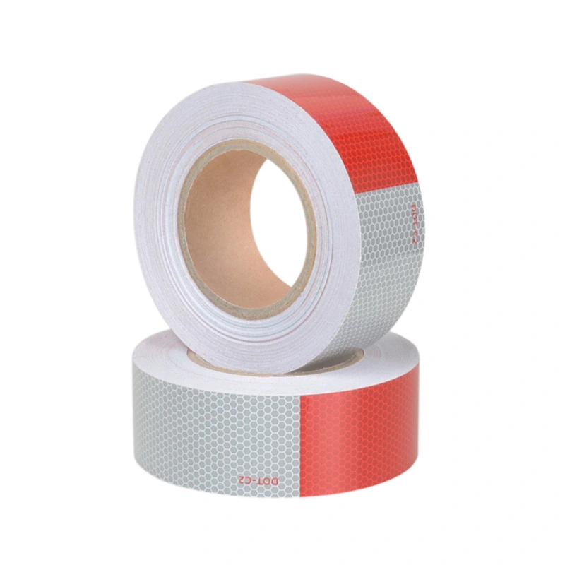 CE Certificate/USA Market/Prismatic/DOT-C2/Waterproof/Red and White/Reflective/Conspicuity Tape for Truck/Trailer/Road Safety/School Bus/Vehicle/Freight Car