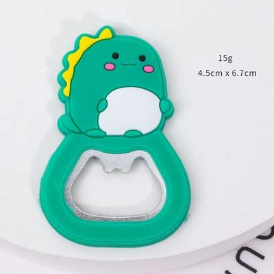 Cartoon Cute Dinosaurbeer ouvre-bouteille Fridge Magnet ouvreur de bière en PVC