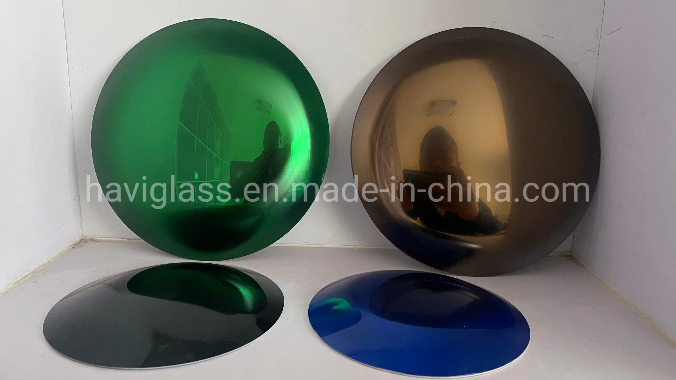 High quality/High cost performance Convex Mirror Glass for Wall Decoratiom with Different Colors