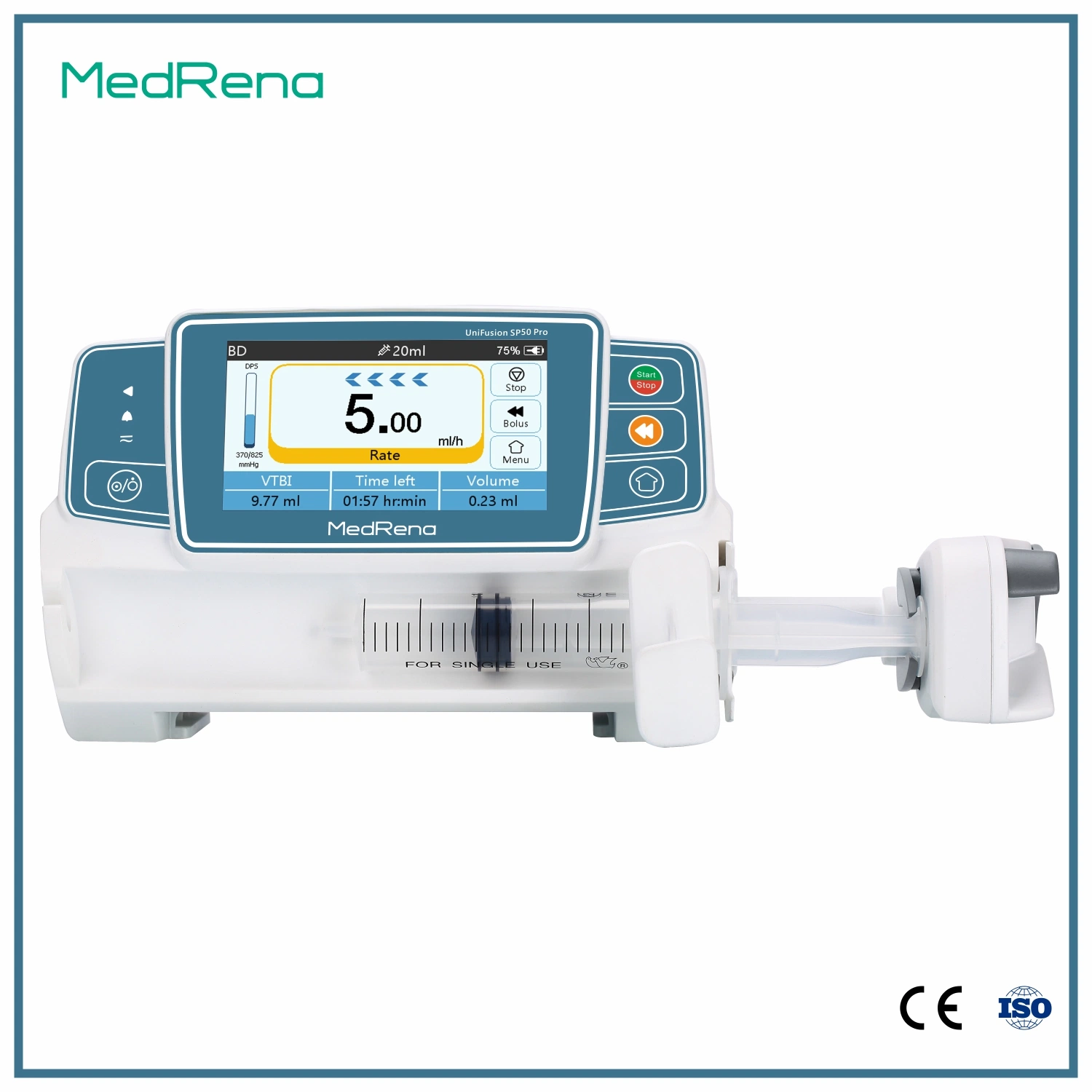 Medical Infusion Pump Portable Syringe Pump First-Aid Devices Physical Therapy Equipments