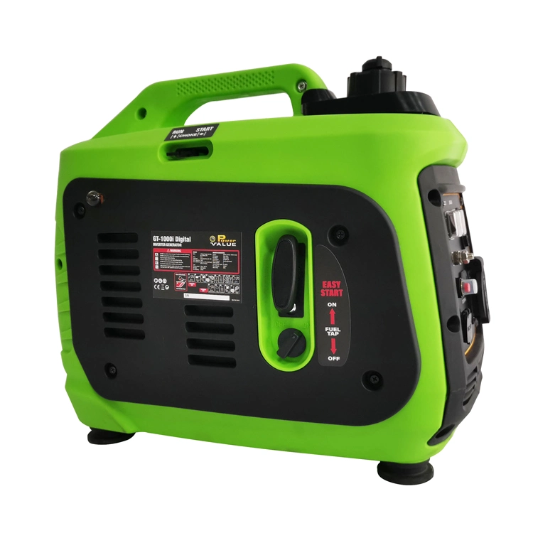 Leistungswert leiser kleiner Generator tragbarer DC-Ausgang 12V 5A 1kW Benzingenerator Benzin-Inverter-Generatoren