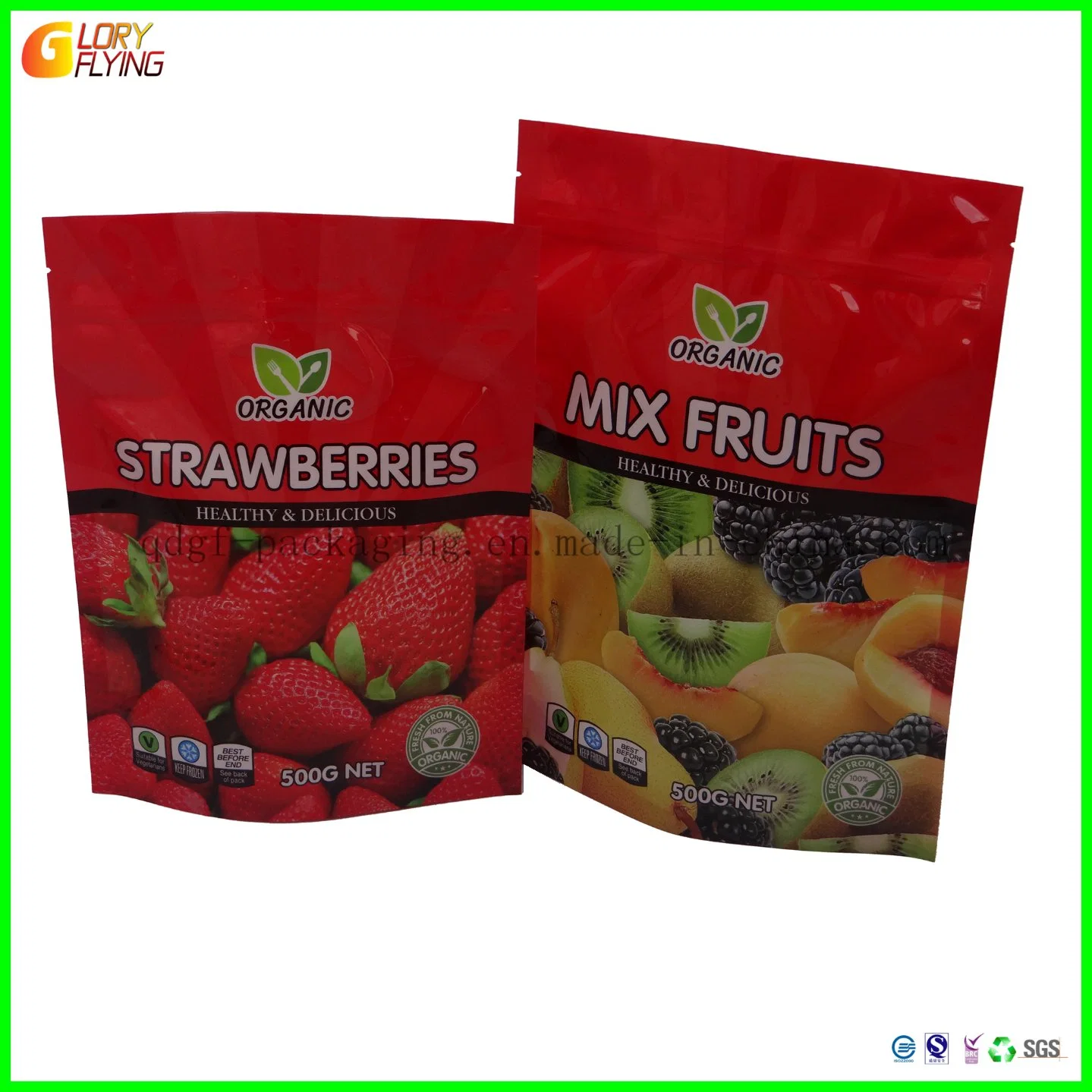 Production of Fruit Drink Plastic, Fruit Salad Plastic, Coffee Plastic, Frozen Food Packaging, Puffed Food Plastic Bags.