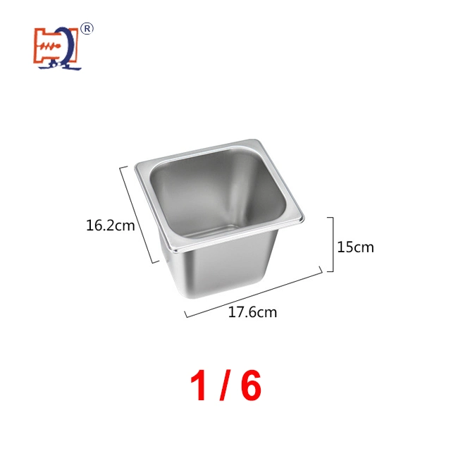 Restaurant Hotel Supplies Plastic Polypropylene 2/4 PP Gn Storage Container 6*6 Food Pan Container