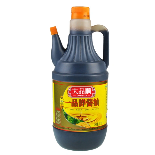 1.7L Superior Light Soy Sauce for Supermarket with Brc Certificate