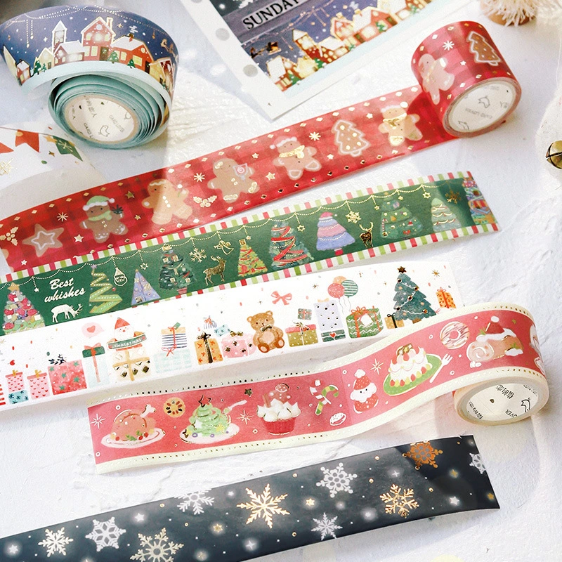 Chinesische Hersteller Großhandel/Lieferant Benutzerdefinierte Label Sticker Roll Cute Sticker Weihnachten Aufkleber