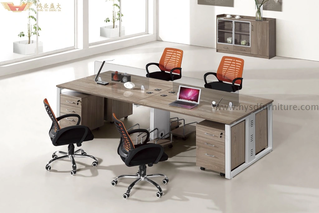 on Sale Wooden Stright Call Center Office Workstation (HY-Z03)