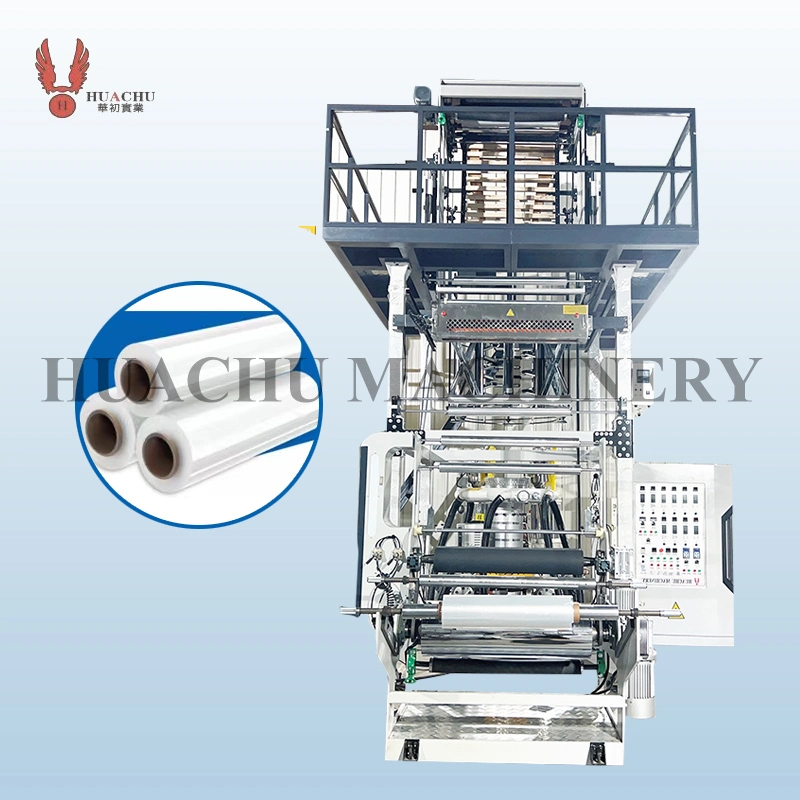 Good Price HDPE LDPE LLDPE Three Layer ABA Film Blowing Machine Film Extrusion Blown Machine for Food Package Agriculture Film Blowing Machine Plastic Machine