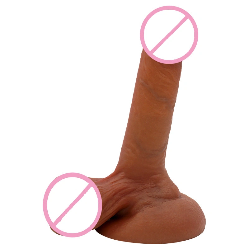 Realistischer Dildo 8,66" für Anfänger lebensecht Flüssiger Silikon-Penis mit realistischer Haut für Freihandspiele, G-Punkt Stimulation Penis Anal Sex Toy für Frauen