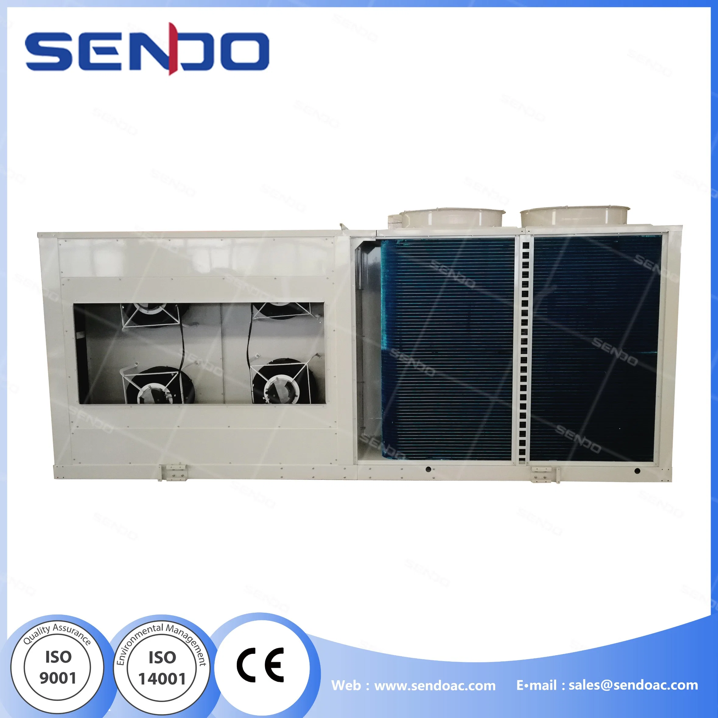 Industrial Rooftop Packaged Unit Central Air Conditioners with Ebm Ec Plug Fans