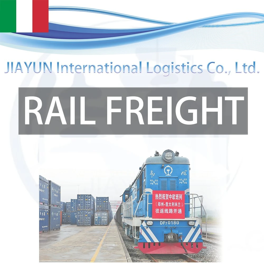 1688 Alibaba Forwarder Shipping Agent DDU DDP FCL LCL Shipping Rail Transport Railway Express Freight From China to Italy It