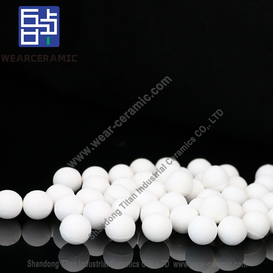 99% عالية Alumina السيراميك الكرة Al2O3 Catalyst Support Ceramic Ball Alumina Filler Ball Alumina Ceramic Ball as Catalyst Bed Support