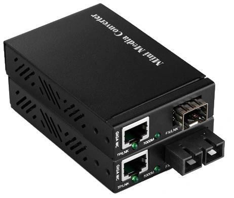 Mini Gigabit Fiber Optical Ethernet Media Converter 20km