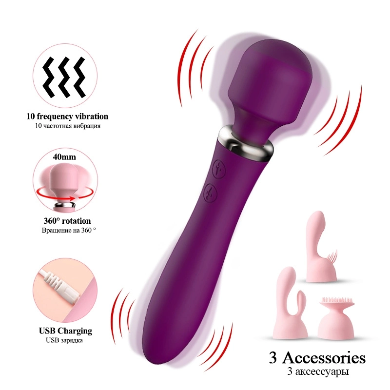 AV Magic Wand G-Spot Multi Speed Dildo Vibrator