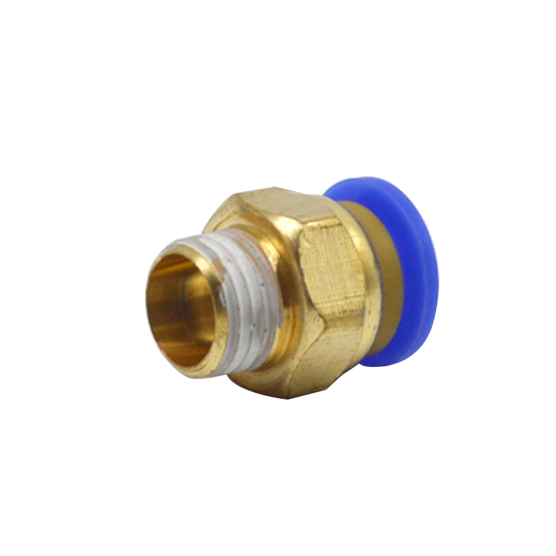 PC Pneumatic Connector Brass Pneumatic Air Fittings Connector Quick Parts for Air Accessories