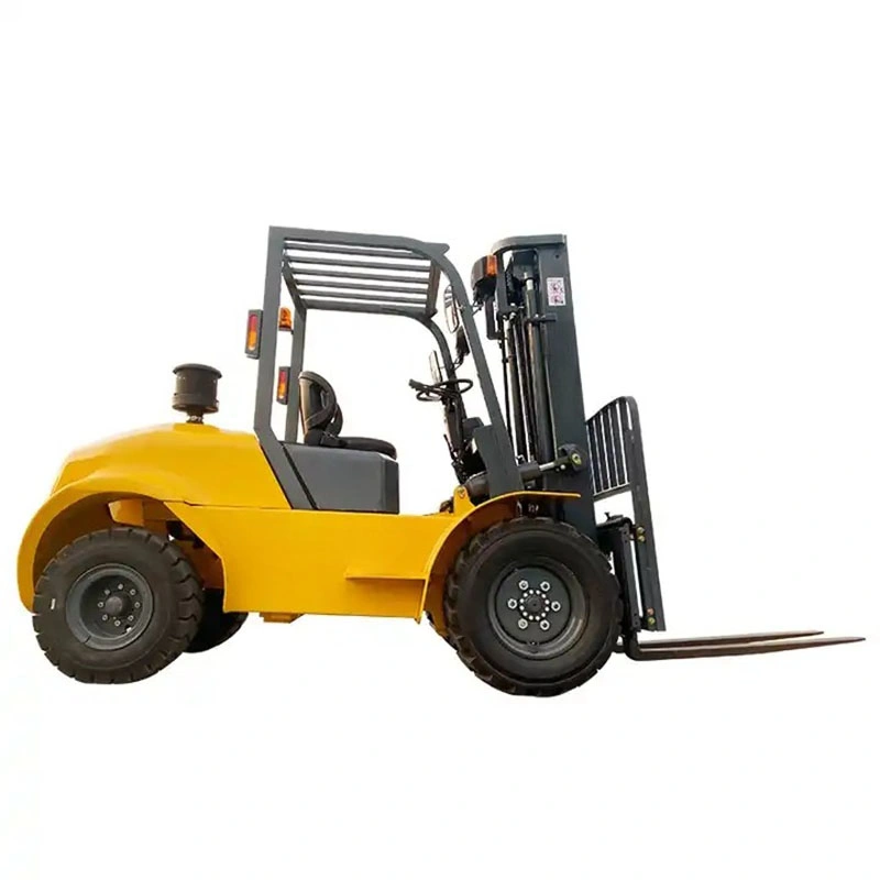 4X4 Tractor Forklift for Beekeeping FL1000 1ton Forkflit 4WD Terrain Fork Truck