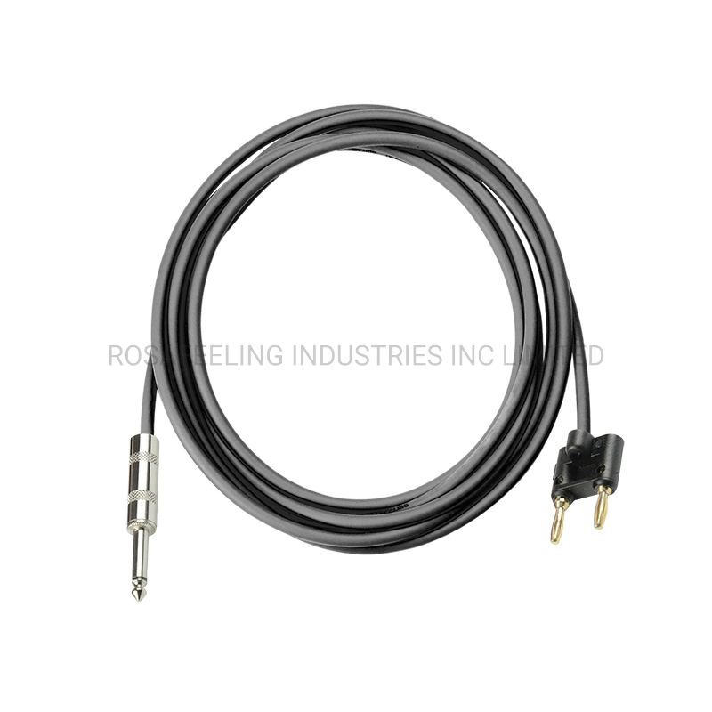 Electric 2 Call Copper Conductor PVC Wire AV Speaker Flexible Lvds Control Cable 6...35 Ts Male to Banana Plug (FSC13)