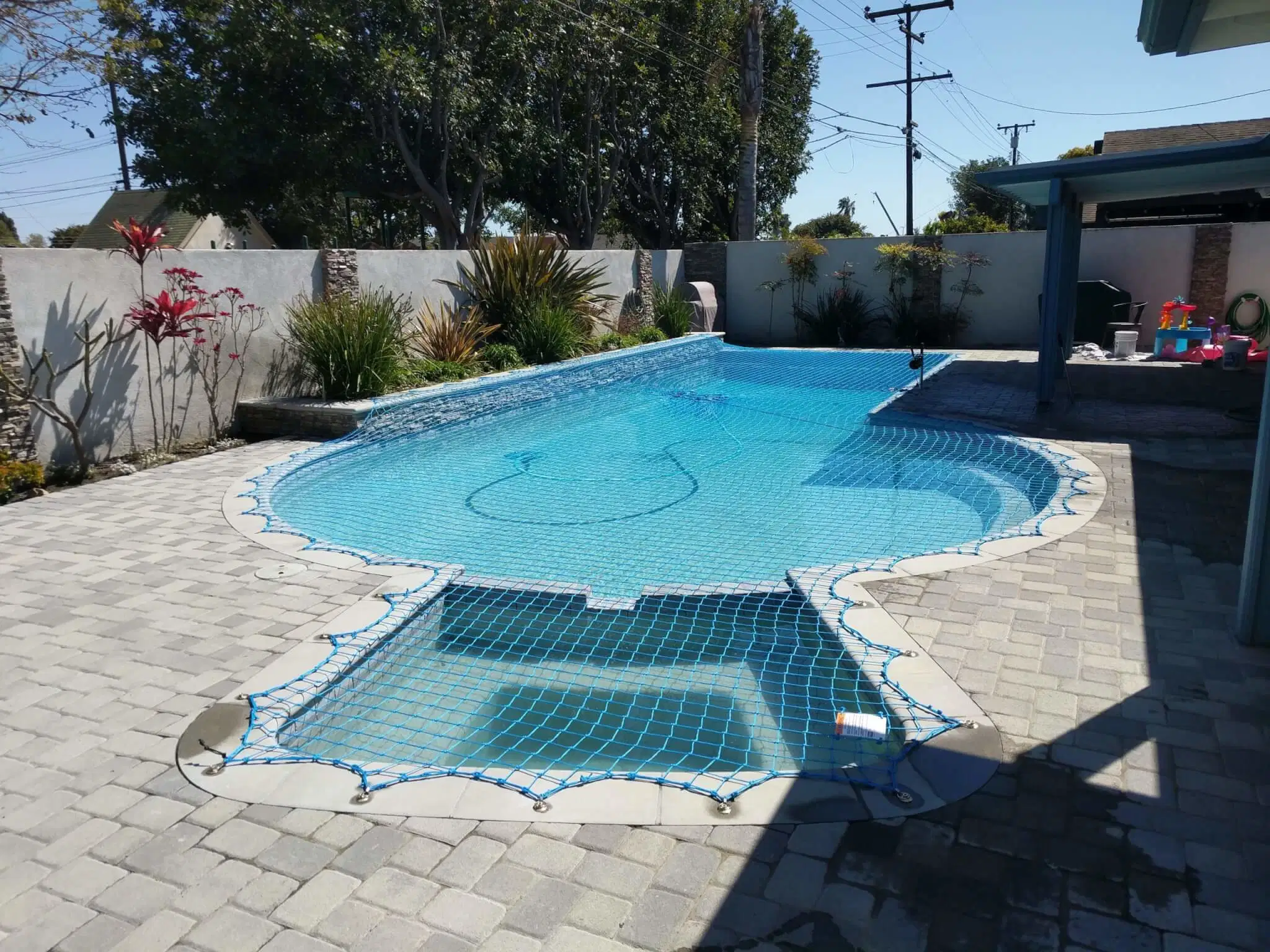 La cubierta de seguridad hecho personalizado Piscina al aire libre Piscina Cubierta de malla Net