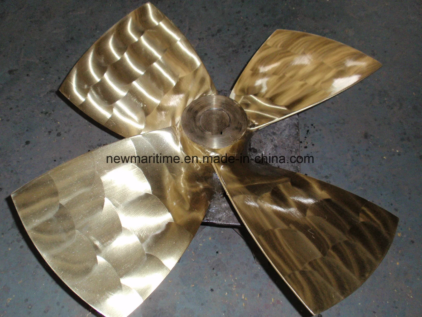 Marine Hardware Copper Propeller with 4 Blades