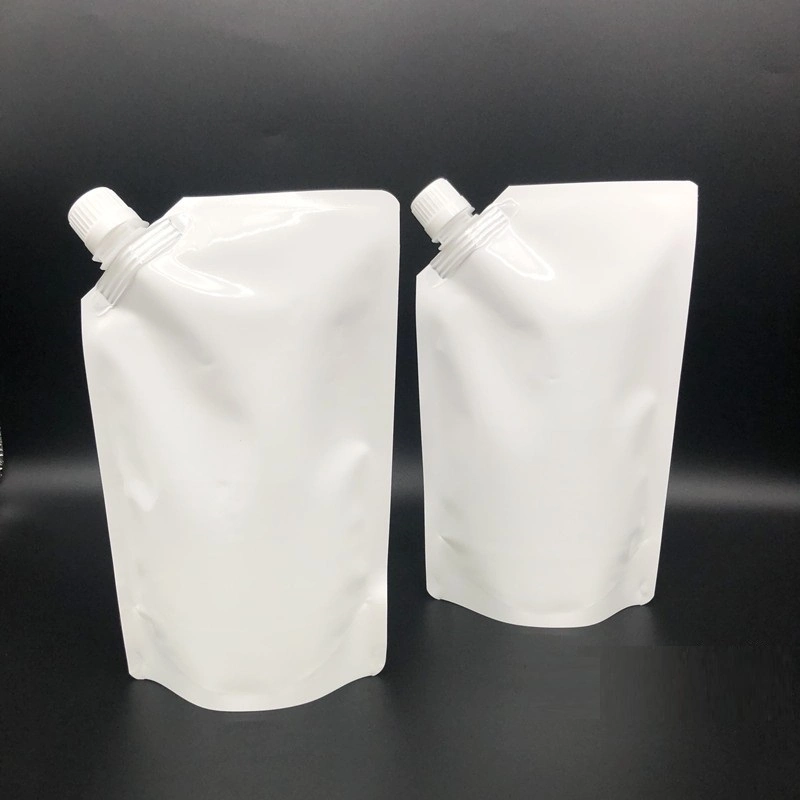 Plain Milky White Spout Pouch 1000ml 1L Doypack Pouch