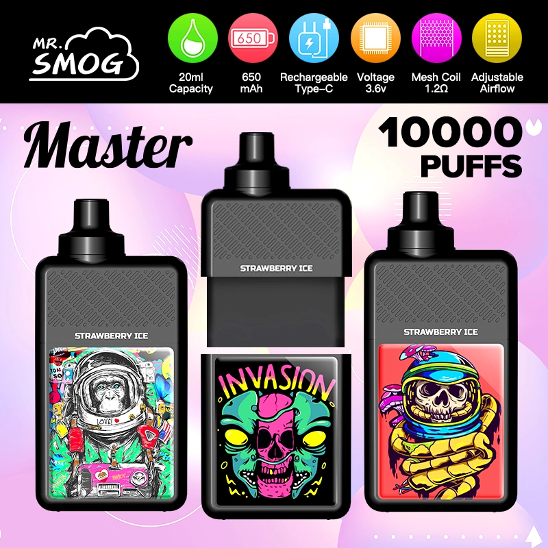 Vapsolo E Shisha Puff 10000 Master Kit Wholesale/Supplier Oil Vape Pen Wotofo Ultra Essential Oil Vape My Shisha