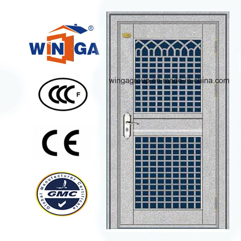 304 Stainless Steel Material Exterior Steel Security Glass Door (W-GH-25)