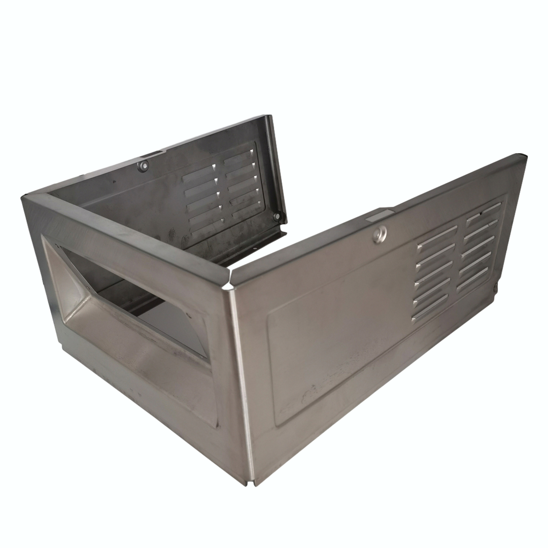 304 Stainless Steel Control Cabinet Shell with Laser Cutting, Stamping, Stretching, and Bending Technology