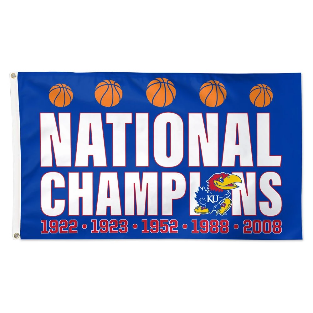 Kansas Jayhawks Milestone Flag Sports Team Banner Flags para la NFL MLB NHL NBA