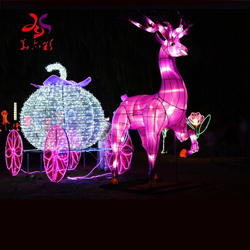 2022 Navidad Reeno personalizado con Cart Motif Light