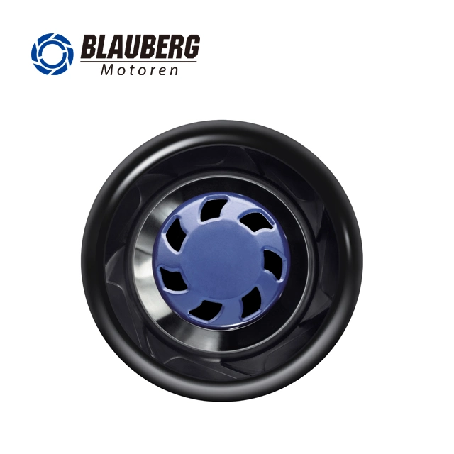 Sem escovas Blauberg 133mm de diâmetro super silencioso ventilador centrífugo de plástico para tratamento de ar Ahu Unitswith MARCAÇÃO