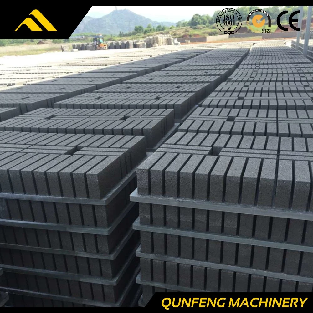 Factory Price Concrete Automatic Qunfeng Cement Block Machine Curb Stone Making Qf800