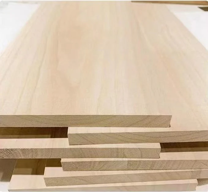 Multiple Specifications AA Ab Grade Paulownia Edge Glued Soild Wood Panel for Wooden DIY Arts