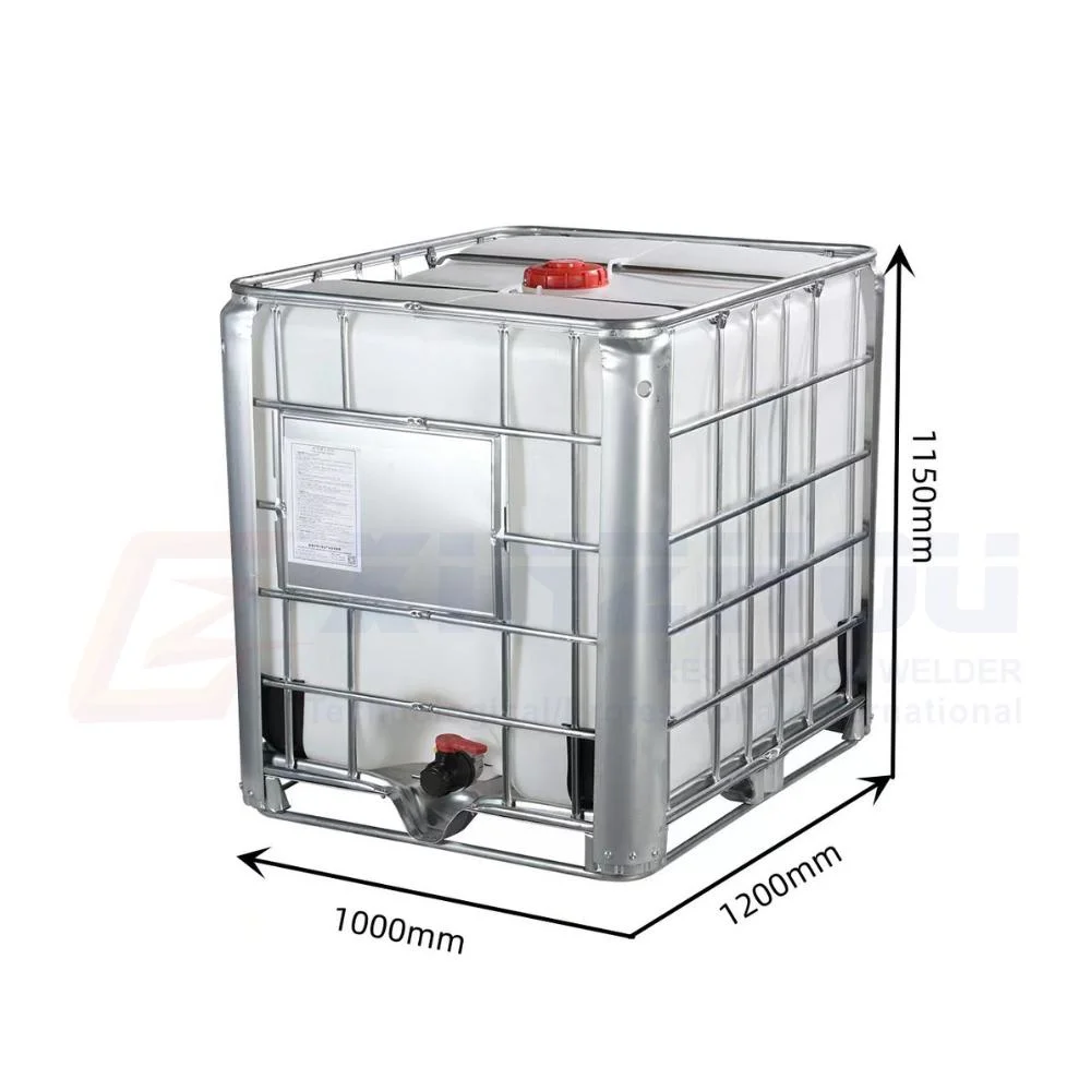 316L 304 Stainless Steel IBC Tank for Oil Food Chemical Product Storage