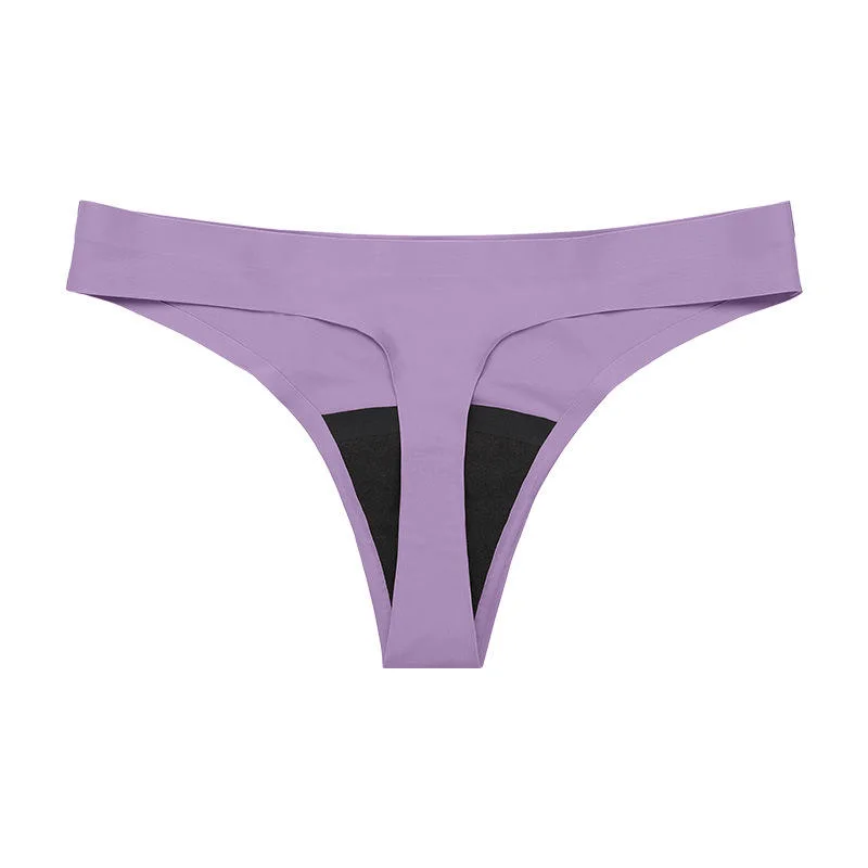 S-Shaper Menstrual Seamless Underwear for Women Low Waist Cotton Postpartum Thong Panties