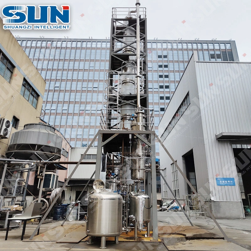 Pharmaceutical Alcohol Recovery Tower Ethanol Vacuum Distillation Tower Evaporation Column Equipment