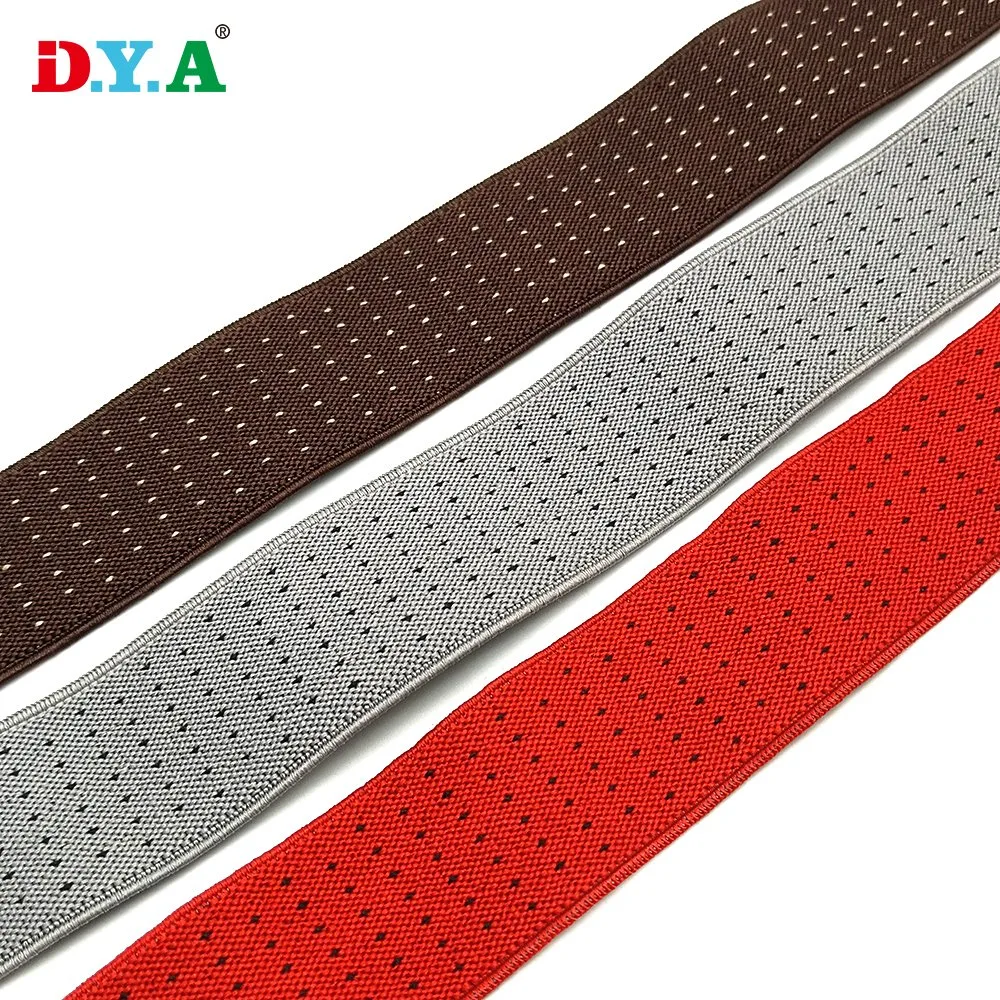 Custom Polyester Woven Elastic Webbing Pattern Jacquard Elastic Band for Suspenders