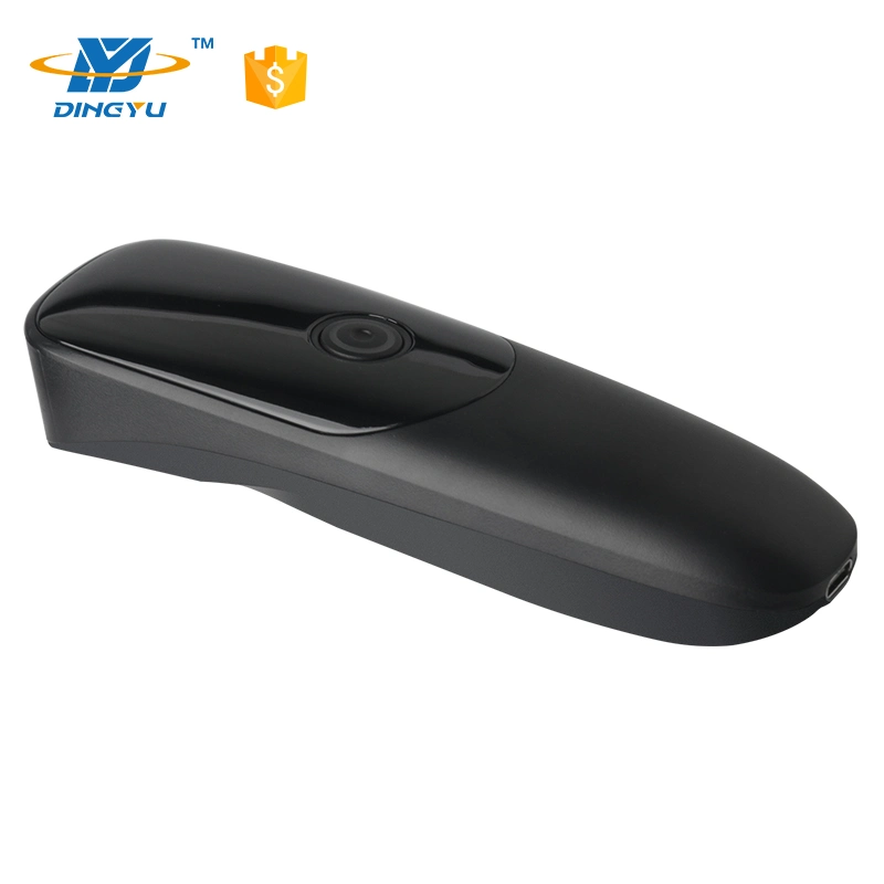 2.4G sem fio Bluetooth Scanner de código de barras 2D CMOS Scanner de código de barras conecta facilmente para o PC Telemóveis