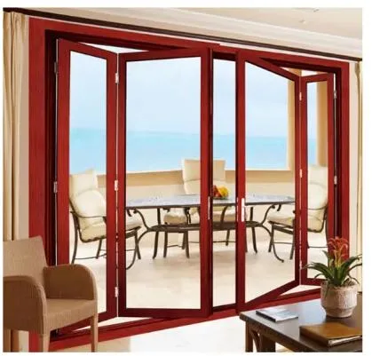 Special Design Commercial Wooden Folding Door Wholesale/Supplier Cheap Price Bifolding Doors