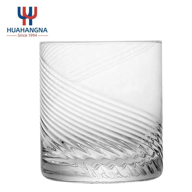 Engrave Water Drinking Glass Cup Champagne Glass Uniqiue Design Mouth Blown Vintage Lead Free Clear Crystal Wine Glass